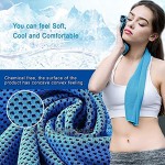 BaySedy Kühlende Handtücher für den Hals 4 Stück kühlendes Handtuch für heißes Wetter Eishandtücher für Sport