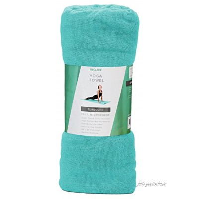 Incline Fit Rutschfestes Dickes Yoga-Handtuch aus Mikrofaser.