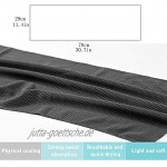 INNOLIFE Kühlende Handtücher atmungsaktiv Eishandtuch für Sport Fitnessstudio Fitness Laufen Wandern Yoga Schwarz 6 Stück