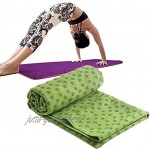 KUENG Sporthandtuch Yogahandtuch Mikrofaser Handtuch Haare Fitness Handtuch Fitnessstudio Yoga Handtuch rutschfest Green,-