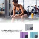 luminiu 3er Kühlhandtuch Cooling Towel- Cool Towel Set Kühlendes Microfaser Handtuch Kühltuch Set -Sport Kühlhandtuch Set- Kühltuch Für Golf Fitness Laufen Sport Mikrofasertuch