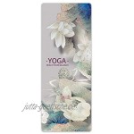 ZZALLLTragbare Yoga-Handtuch Bedruckte rutschfeste Perlen Schweißabsorbierende Fitness-Matte Gym Pad 5#