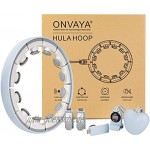 ONVAYA® Smart Hula Hoop Reifen mit Massagenoppen | Hula Hoop für Erwachsene zum Abnehmen | Fitnessreifen für Anfänger ohne Runterfallen | 1,2 kg Gewicht | mit Zähler