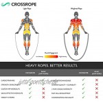 Crossrope Springseil Get Lean Set Speed Rope und Stärke Seil