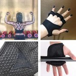 apofly Gymnastik-Handschuhe Gewichtheben Workout Fitness-Handschuhe Für Cross-Training Ruderpowerlifting Pull Up Sport-schwarz-m