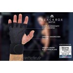 BLACKROX Fitnesshandschuhe Seattle Atmungsaktive Vergleichssieger Fitness Handschuhe mit Handgelenkstütze Herren Damen Handschuhe für Kraftsport Gym Gloves Fitnesshandschuhe Bodybuilding