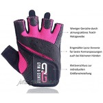 Gym & Gentle Damen Fitness Handschuhe Schutz für Frauen beim Sport Kraftsport Fahrrad Bodybuilding Hanteltraining Gym S M L