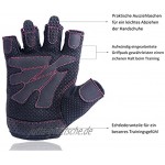Gym & Gentle Damen Fitness Handschuhe Schutz für Frauen beim Sport Kraftsport Fahrrad Bodybuilding Hanteltraining Gym S M L