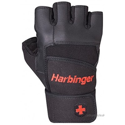 Harbinger Uni Fitnesshandschuhe Pro Wrist Wrap schwarz XL 19140XL
