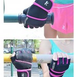 iwish Damen- Herren-Fitness-Handschuhe zum Gewichtheben mit langer Handgelenkbandage zur Unterstützung