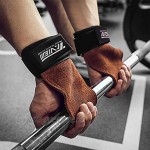 Premium Handgelenk-Haken für maximale Griffunterstützung – Kreuzhebe-Handschuhe und Griffpolster Alternative in Fitness Gym Power-Training wie Klimmzüge Kreuzheben und Shrugs