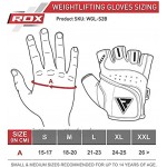 RDX Fitness Handschuhe Trainingshandschuhe Handgelenkstütze Sporthandschuhe Gewichtheben Workout Bodybuilding Krafttraining klimmzug Gym Gloves MEHRWEG