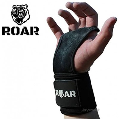 Roar® Crossfit Handschuhe Hand Grip Crossfit Grips Piloxing Handschuhe Grips Crossfit Rep Ahead Riemchen Turnen Handschutz Fitness Wodies Calisthenics Weightlifting Gym Bars