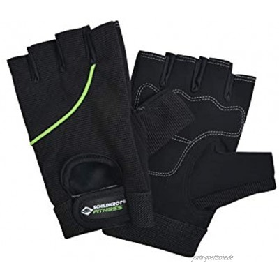 Schildkröt Fitness-Handschuhe Classic verschiedene Größen wählbar S-M L-XL Schwarz-Grün 960152