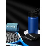 3 Paar Kühlarmband Schweißbänder Sport Handgelenk Wrap Schweißbänder für Frauen Gym Yoga Volleyball Sportbedarf blau schwarz