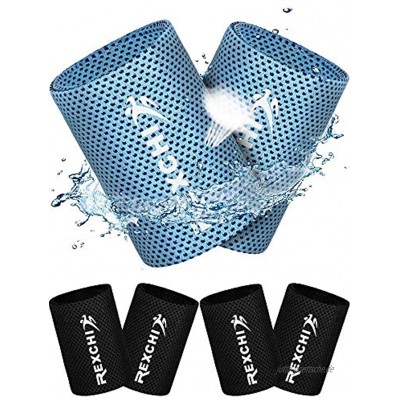 3 Paar Kühlarmband Schweißbänder Sport Handgelenk Wrap Schweißbänder für Frauen Gym Yoga Volleyball Sportbedarf blau schwarz