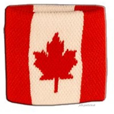 Flaggenfritze® Schweissband Flagge Kanada 2er Set