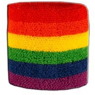 Flaggenfritze® Schweissband Flagge Regenbogen 2er Set