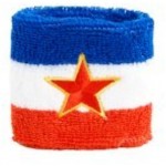 Flaggenfritze® Schweißband Jugoslawien alt
