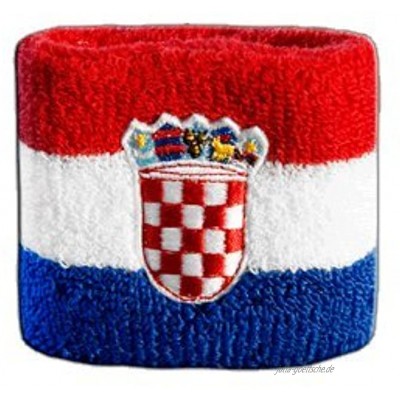 Flaggenfritze® Schweissband Kroatien 2er Set