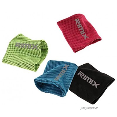 IPOTCH 8X Schweißband für Outdoor Sports Elastisch Handgelenk Kühlarmband Sweatband Atmungsaktiv Mehrfarbig