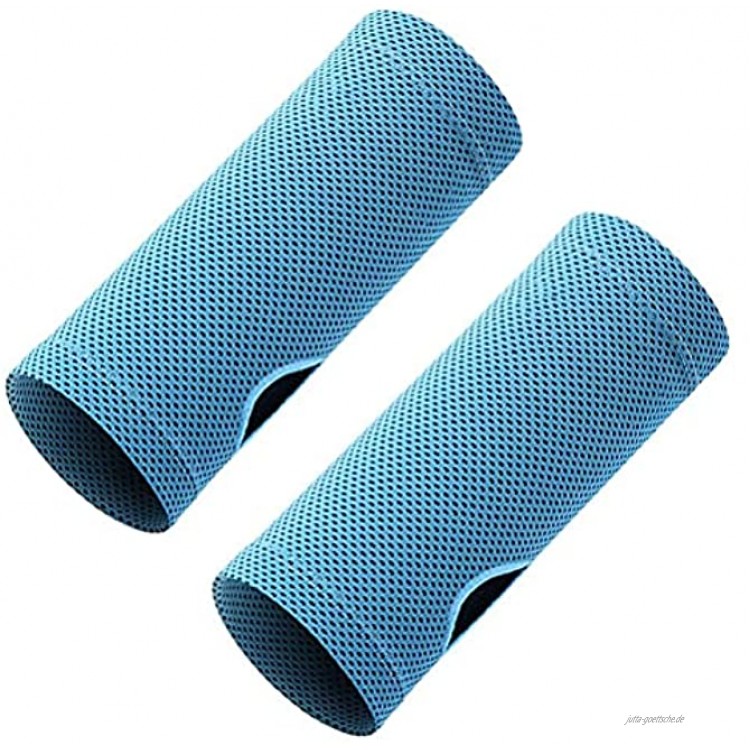 WINBST Kühlende Armbänder für Sportübungen 2 Stück Elastisch Handgelenk Kühlarmband Sweatband für Männer Frauen Fitnessstudio YogaVolleyball Sport