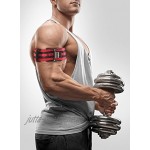BFR BANDS Pro X Blutflussbegrenzungsbänder – Set mit 2 Okklusionstrainingsgurten mit klemmfreier Schnalle – Arm- und Beintraining für Männer und Frauen 5,1 cm breit