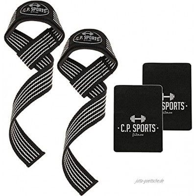 C.P.Sports Hardcore-Set 1x Zughilfe gepolstert + 1x Griffpolster 3mm Farbe: gestreift