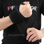 DAUERHAFT Handgelenkstütze Hohe Zähigkeit Handgelenkwickel Soft Wear für das Fitnessstudio