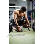 Fitgriff® Zughilfen gepolstert für Krafttraining Bodybuilding Fitness Kreuzheben Gurte Profi Lifting Straps für Frauen und Männer