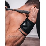 GORNATION®️ Handgelenk-Bandagen | 2X Premium Wrist Wraps Paar für Fitness Calisthenics & Bodybuilding | Handgelenk-Stützen | Schutz & Stabilität beim Sport | Links & Rechts