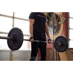 Gymreapers Olympische Hebebänder für Gewichtheben Snatch Clean Powerlifting Strongman Kreuzheben – strapazierfähige Baumwolle mit verstärkten Nähten Paar
