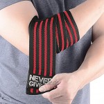 HYFAN Professionelle Ellenbogenbandagen mit elastischen Bändern Unterstützung für Gewichtheben Workout Bodybuilding Fitnessstudio
