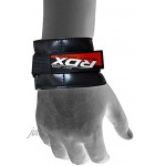 RDX Gewichtheben Haken Riemen Krafttraining Handgelenk Unterstützung Wraps Kraftdreikampf Kreuzheben Kinn Klimmzüge MEHRWEG