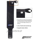 ROCKITZ Handgelenk Bandagen Fitness Handgelenkbandage für Kraftsport Crossfit & Krafttraining Bandage