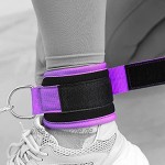 TLM Toys Fußschlaufen für Kabelzug Fitness,fußband Klettverschluss,Beintrainer Foot Ankle Straps für Beintraining am Seilzug Bein Po Fitness Workout Training Frau Mann