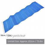 Alomejor Schaumstoffmatte Gymnastikmatten Fold-Fit-Folding Equipment Mat Strand Zelt Isomatte
