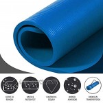 GORILLA SPORTS® Yogamatte mit Tragegurt 190 x 60 x 1,5 cm 190 x 100 x 1,5 cm rutschfest u. phthalatfrei – Gymnastik-Matte für Fitness & Yoga in 13 Farben