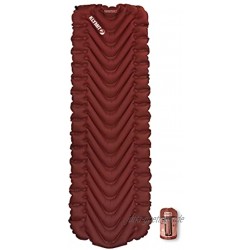 Klymit Insulated Static V Sleeping Pad Lightweight 2.5 Inches Thick Sleep Comfort for Backpacking Cold Weather Camping and Hiking Inflatable Camping Mattress