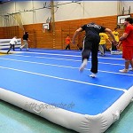 Morffa 400x100x20cm Aufblasbare Gymnastikmatte Air Track Taumelnde Matte für Gymnastic Gym