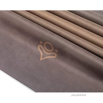 NUPRAVA The Unity Yogamatte – Handtuch + Matte Kombination | maschinenwaschbar umweltfreundlich mit Gurt