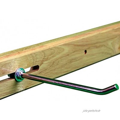 POWRX Wandhalterung aus Holz für Gymnastikmatten mit Ösen I Wandhalter Halterung Aufhängevorrichtung für Matten