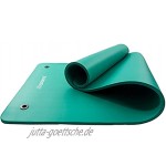 ScSPORTS Gymnastik- Yoga-Matte mit Schultergurt extra groß und dick 185 cm x 80 cm x 1,5 cm