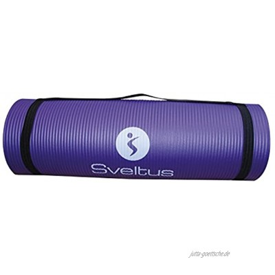 sveltus 180 x 60 x 1 cm Gymnastikmatte Unisex Erwachsene violett