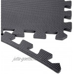 arteesol Schutzmatten Set 18 Puzzlematten je 30x30x1cm,Premium Bodenschutzmatten Unterlegmatten Fitnessmatten für Sport Fitnessraum Fitnessgeräte Fitness Pool Matten-Gray-moon