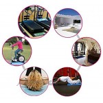Homeland Umweltfreundliche Dicke Heimtrainer-Trainingsgeräte-Matte rutschfeste schützende Bodenmatte für Laufgeräte für Fitnessgeräte