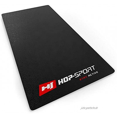 Hop-Sport Bodenschutzmatte aus PVC 0,6mm Dicke Unterleg und Schutzmatte für Fitness & Sportgeräte in DREI Größen zur Auswahl