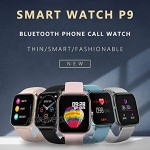 P9 Smart Watch Bluetooth Armband Sportuhr Gesundheitsarmband Schlafüberwachung Sportdaten Anwendbar auf Android IOS-System Bluetooth 5.0 IPX7 wasserdichte