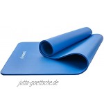 ScSPORTS® Gymnastikmatte dick & rutschfest Yoga-Matte mit Schultergurt 185 cm x 80 cm x 1 cm universeller Einsatz im Fitnessstudio oder zu Hause blau