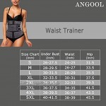 Angool Korsett für Gewichtsverlust aus Neopren Trainingskorsett für Gewichtsverlust